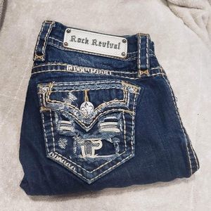 Rock revival karla boot cut jeans sz 27
